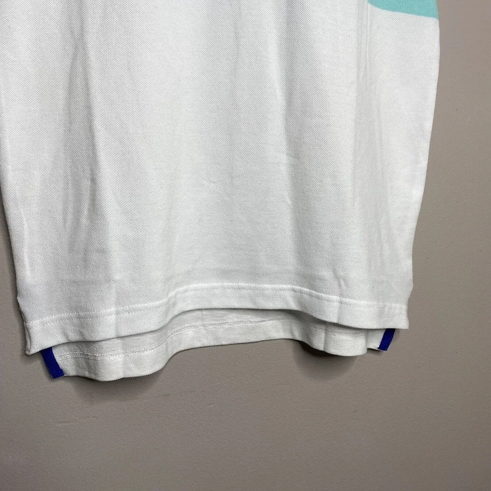 Chaps White Jersey Polo‎ Shirt Men's Size S